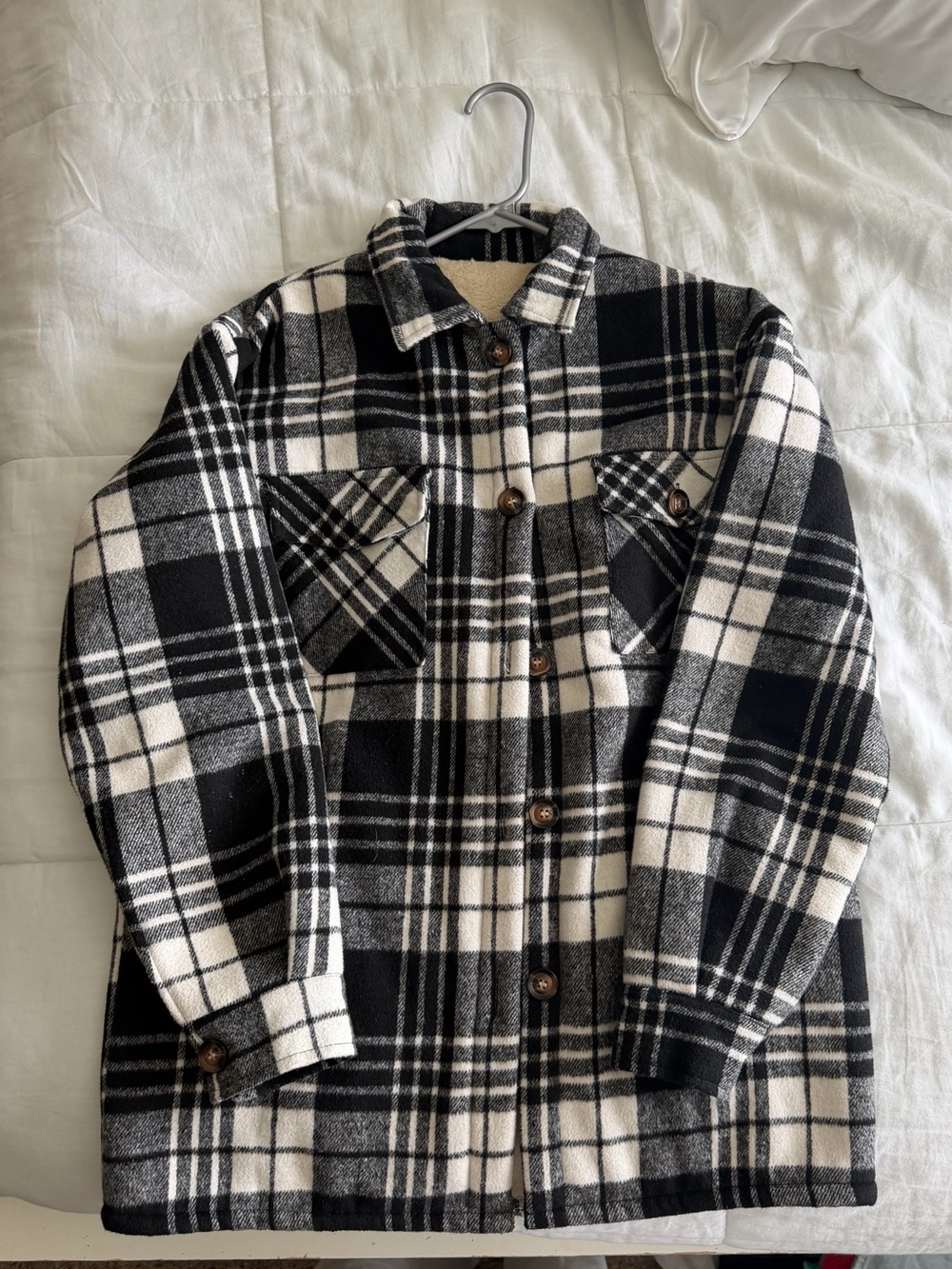 Plaid Fleece Jacket